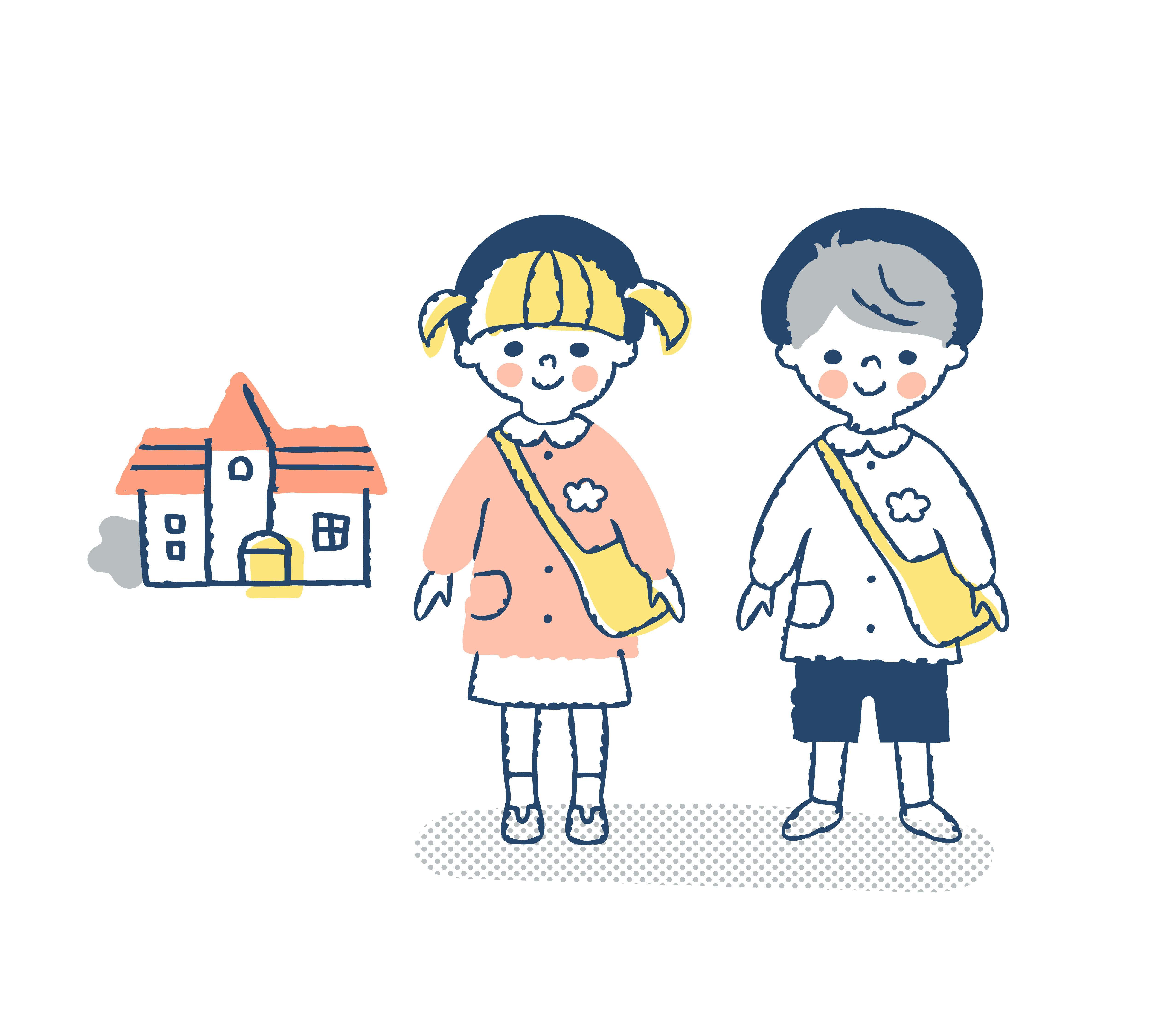 専用テナントで安心して保育を行うイメージ